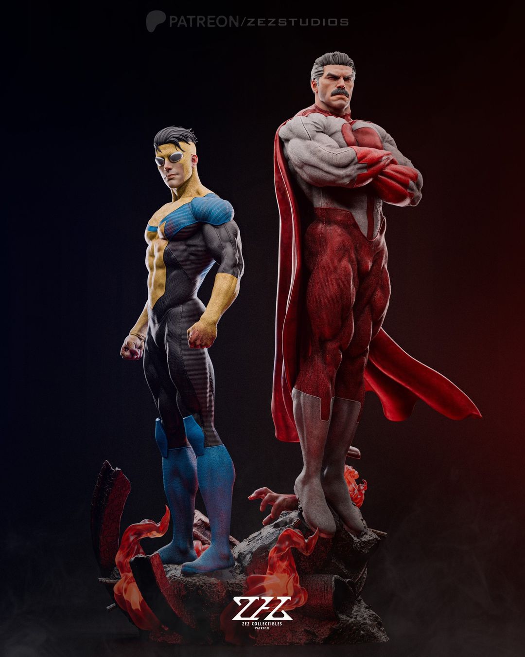 Omni-Man STL File – Invincible 3D Printable Figure