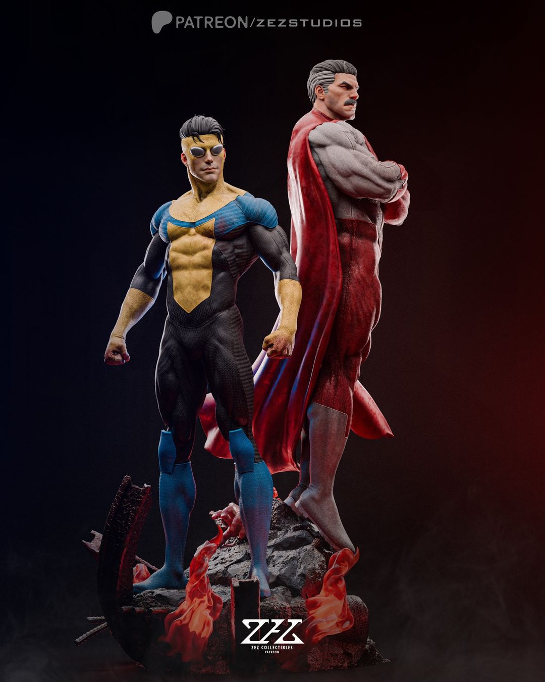 Omni-Man STL File – Invincible 3D Printable Figure - Image 6