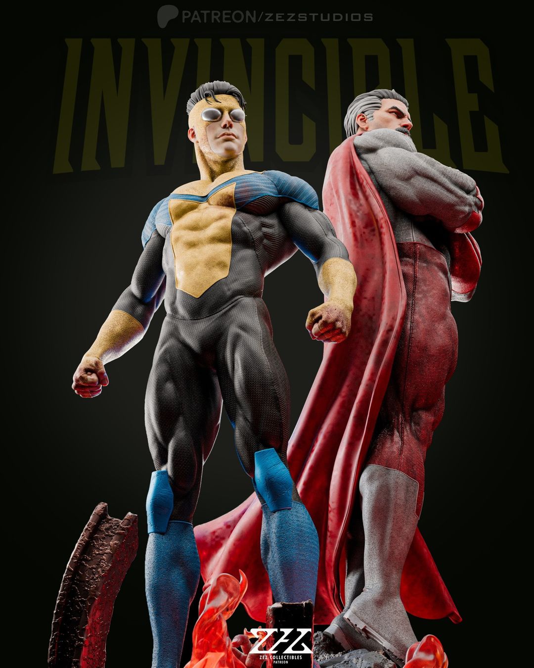 Omni-Man STL File – Invincible 3D Printable Figure - Image 2