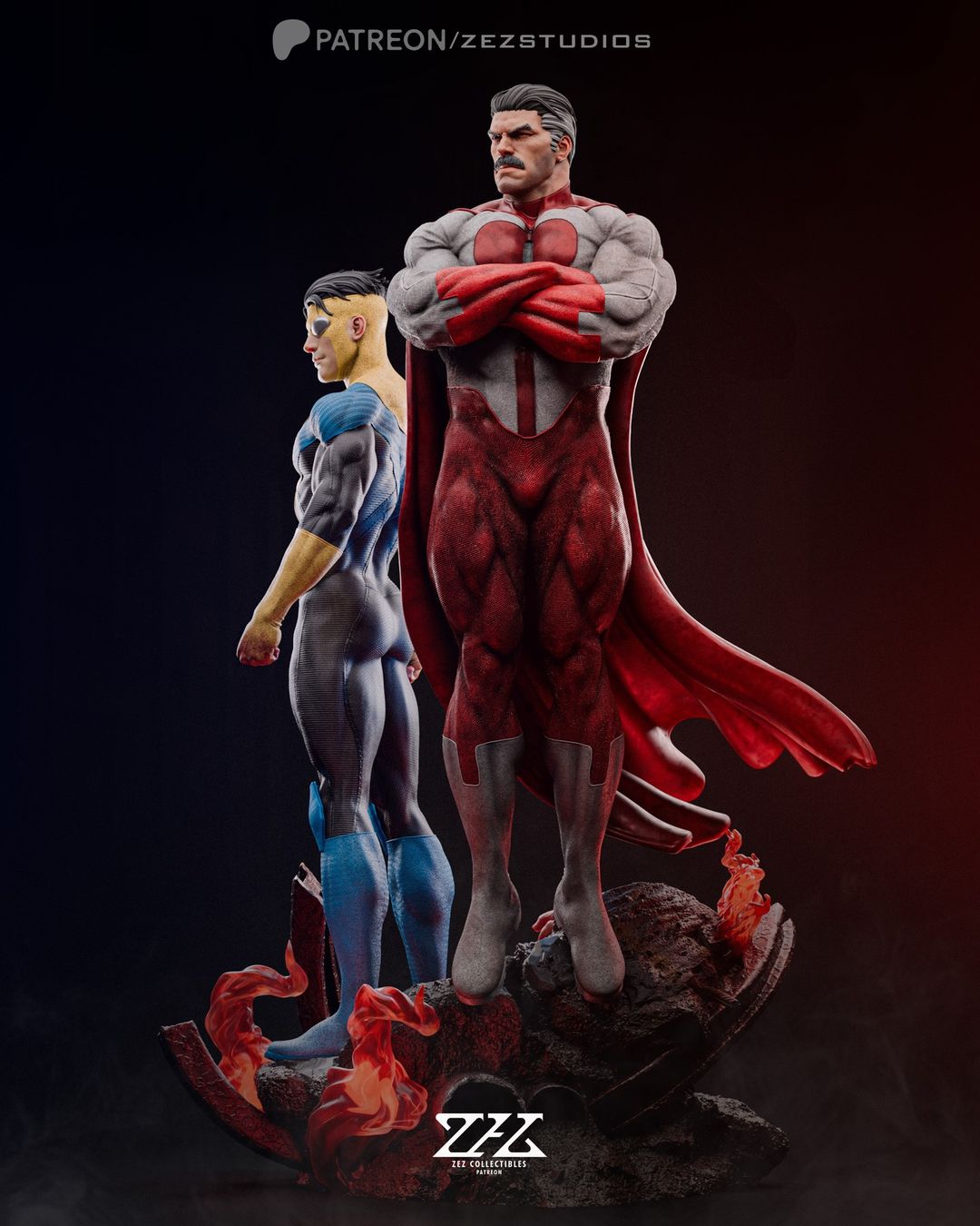 Omni-Man STL File – Invincible 3D Printable Figure - Image 5