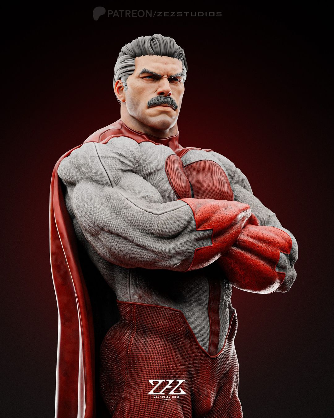 Omni-Man STL File – Invincible 3D Printable Figure - Image 4