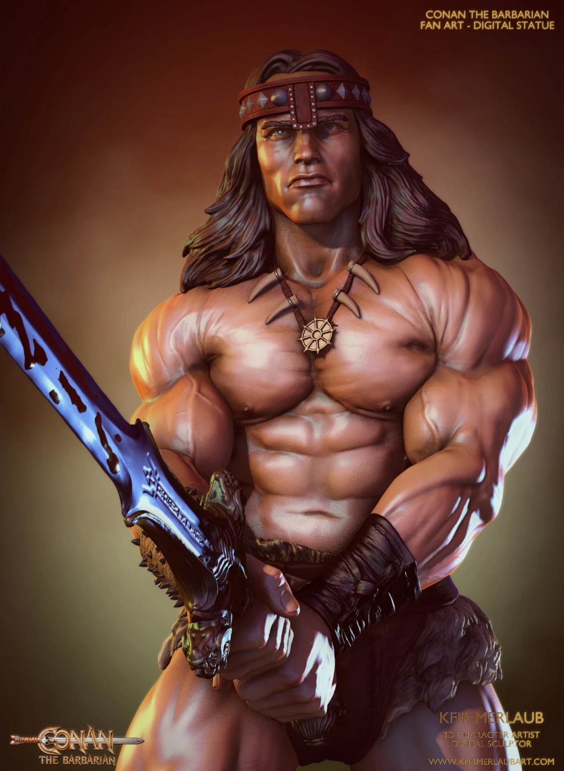 CONAN REALEASE STL file for 3D printing