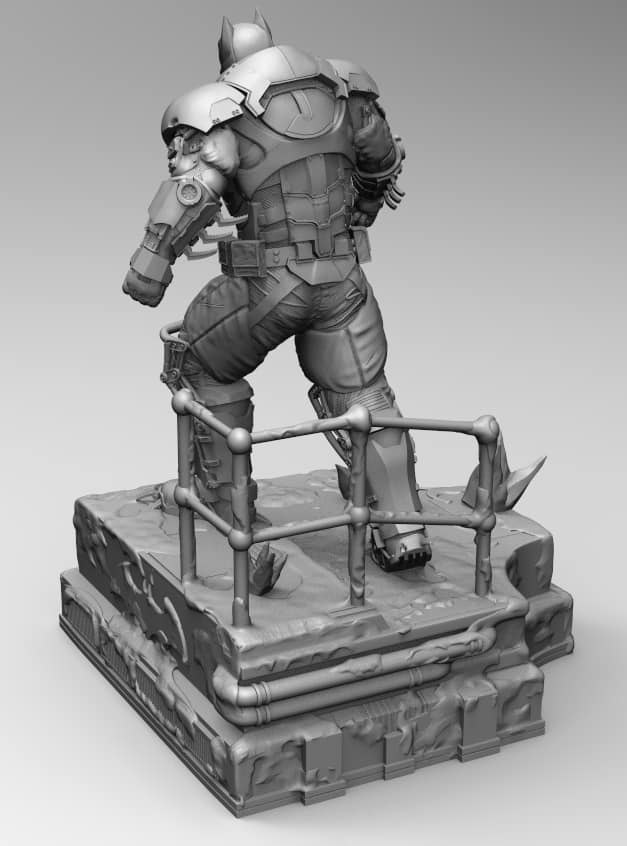 Batman Arkham Origins XE Suit Statue - Image 2