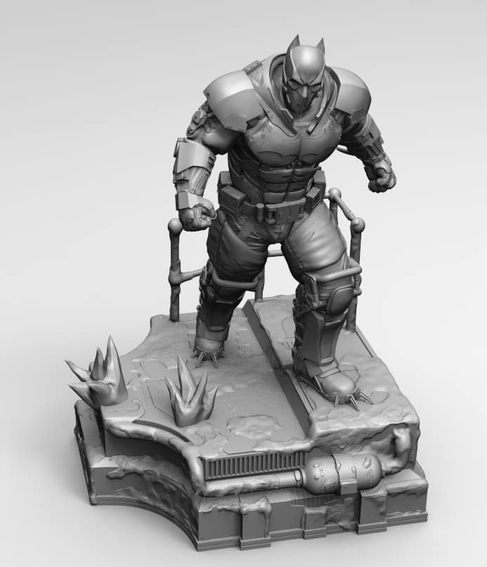 Batman Arkham Origins XE Suit Statue - Image 3