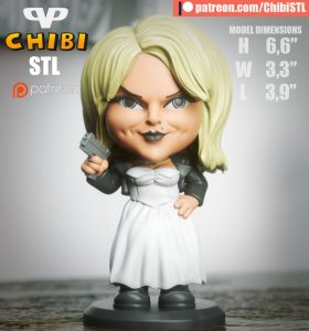 Tiffany Valentine Bride of Chucky Chibi