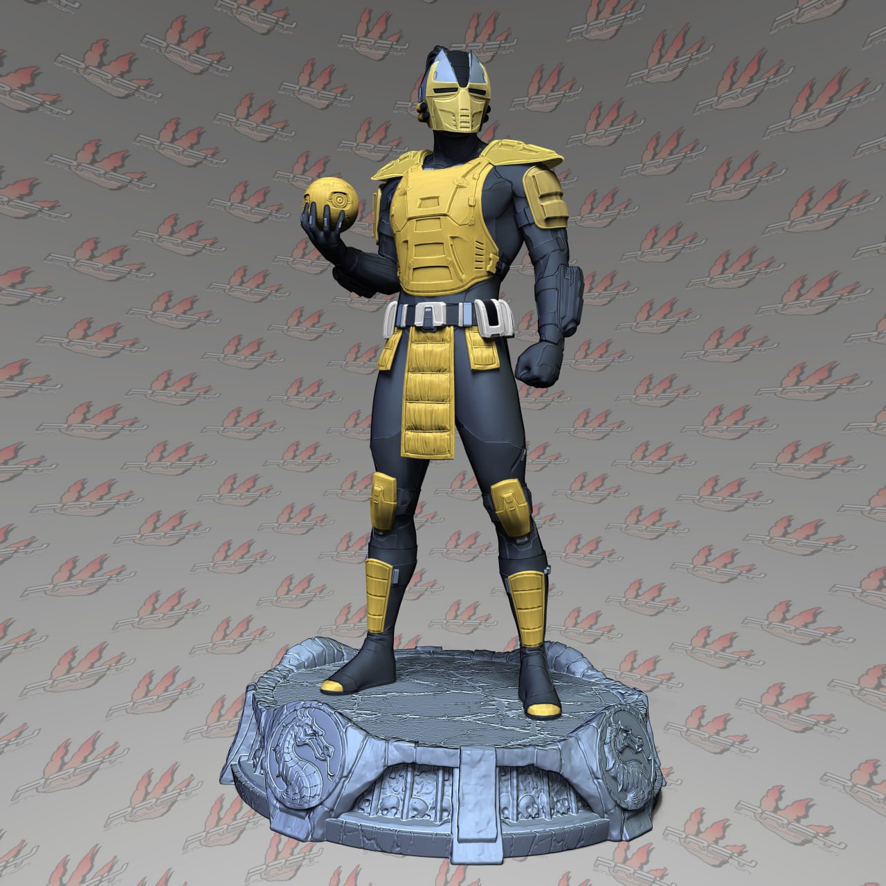 Mortal Kombat - Cyrax STL file for 3D printing