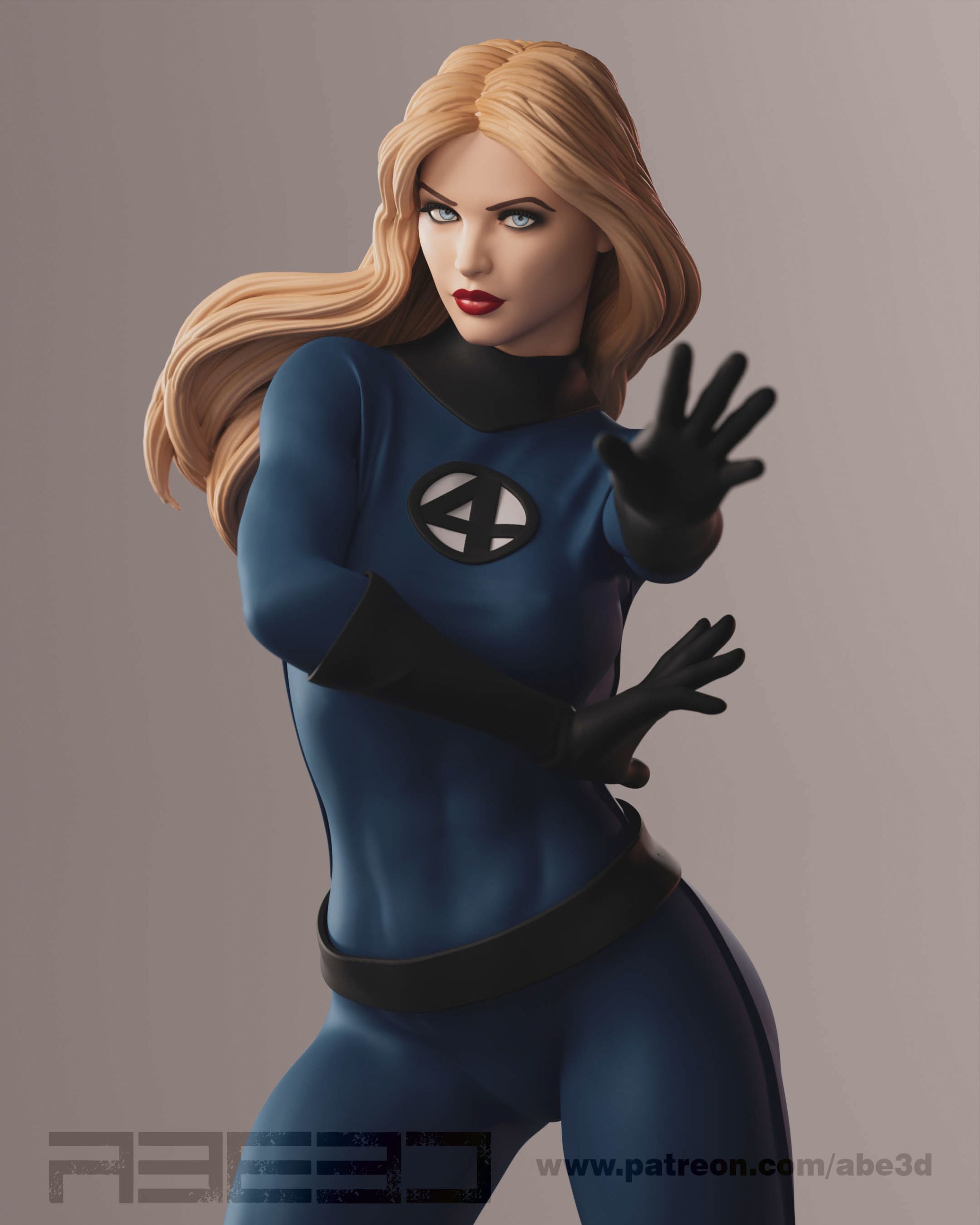 Sue-Storm + NSFW STL file for 3D printing