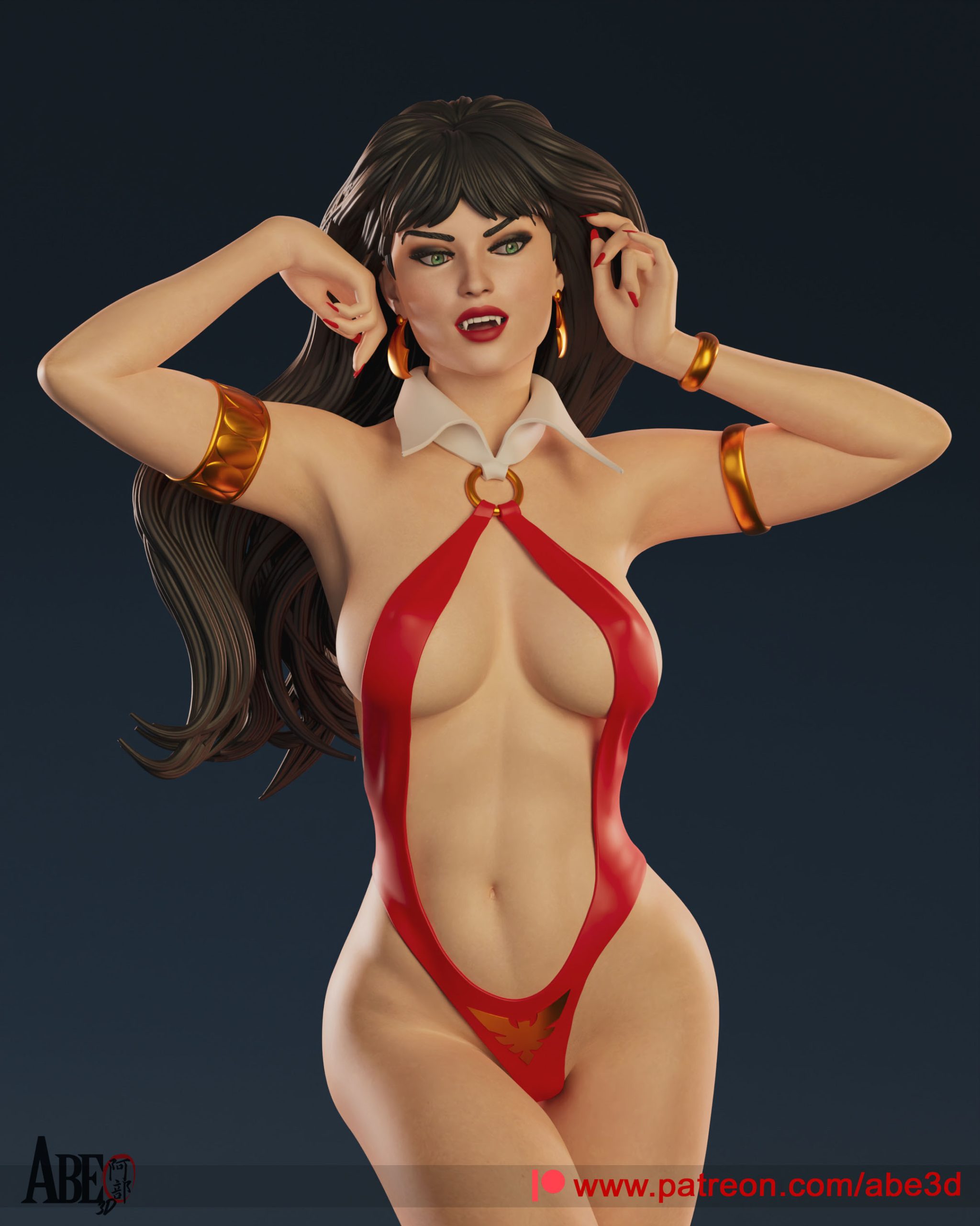 Vampirella STL file for 3D printing