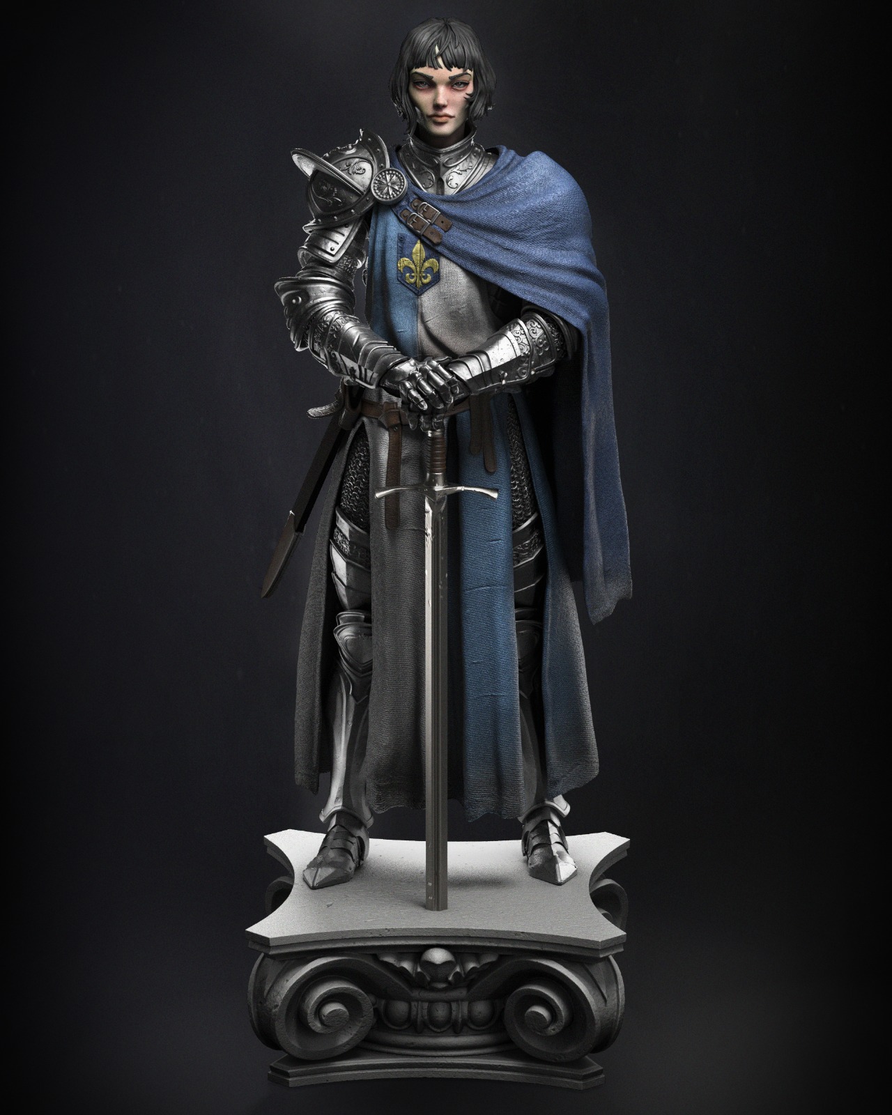 Joan of Arc STL file for 3D printing