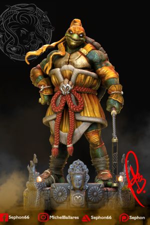 Michelangelo - TMNT STL file for 3D printing