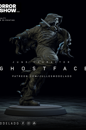 Ghostface STL file for 3D printing