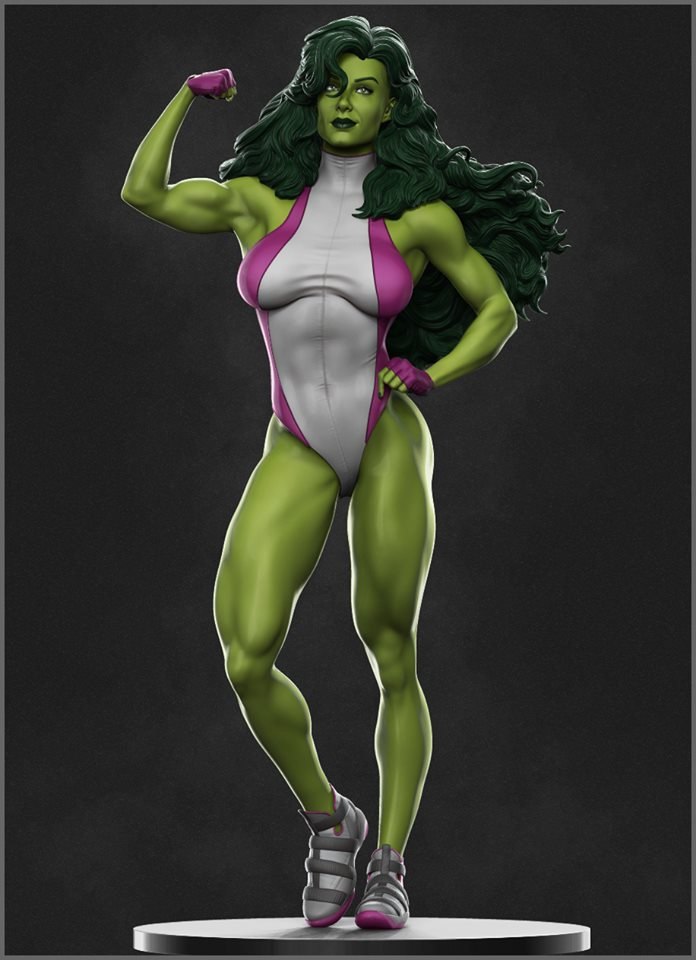 SHE HULK STL file for 3D printing