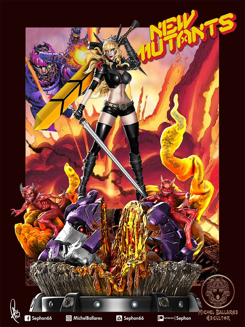 Magik New Mutants STL file for 3D printing