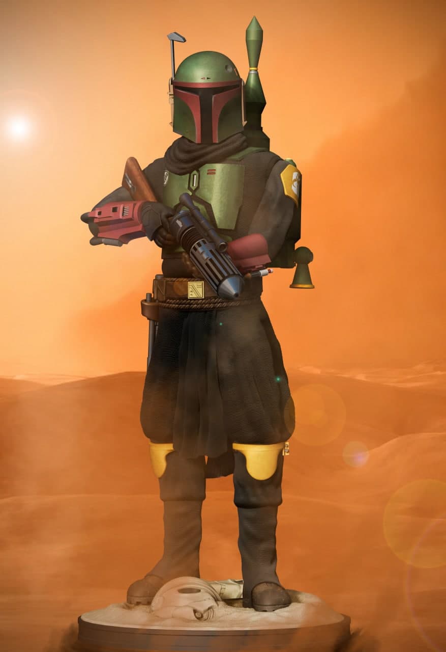 Boba-Fett STL file for 3D printing