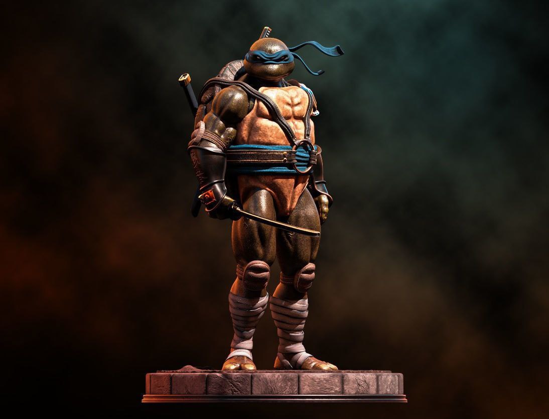 LEONARDO - TMNT STL file for 3D printing