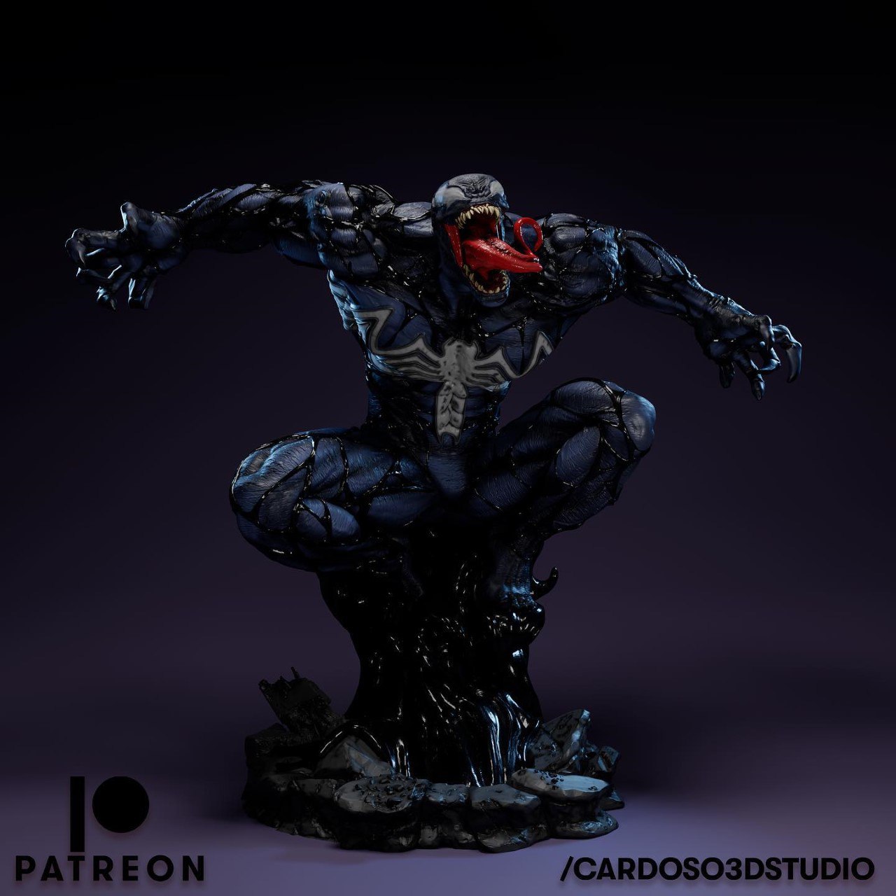 VENOM STL file for 3D printing