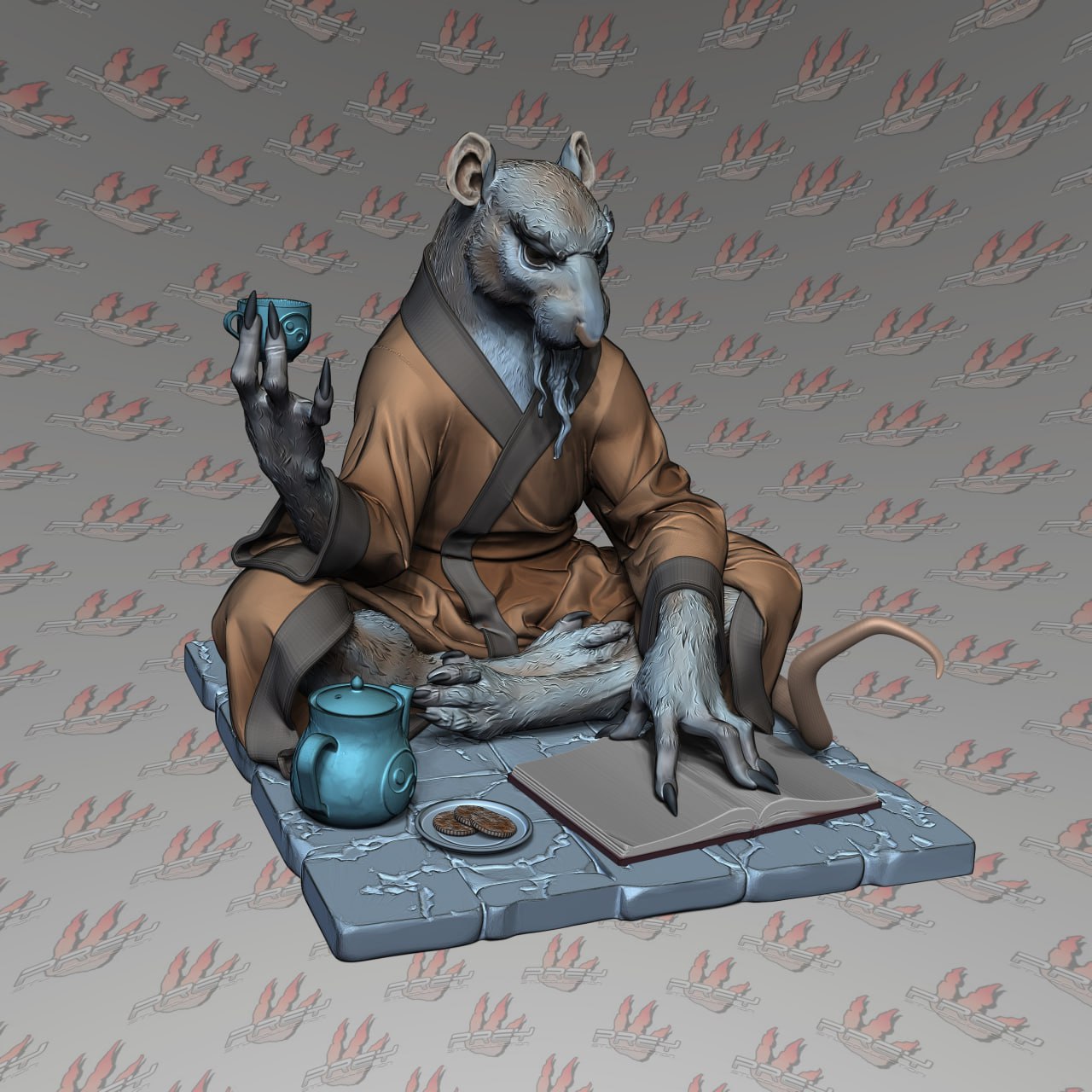 Splinter V2 - TMNT STL file for 3D printing