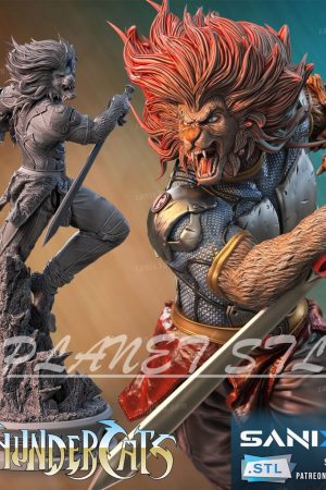 Lion-O (Thundercats) STL file for 3D printing