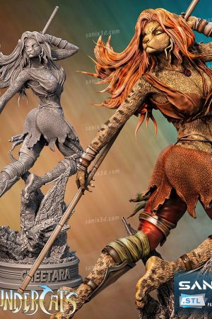 Cheetara Thundercats STL file for 3D printing