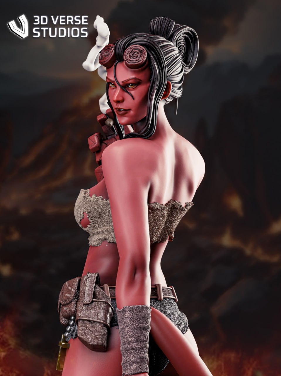 HELLGIRL STL file for 3D printing