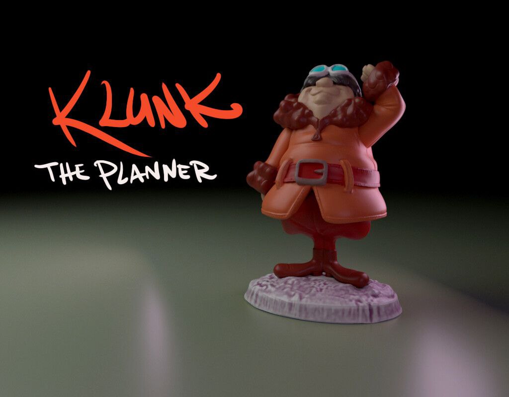 KLUNK STL file for 3D printing