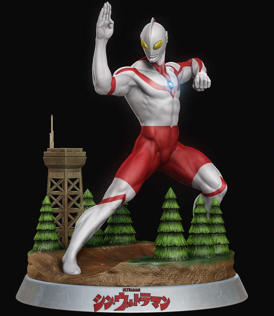 Ultraman STL file for 3D printing