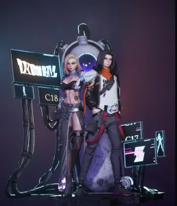 CyberPunk Androids 17-18 – STL 3D Printable file