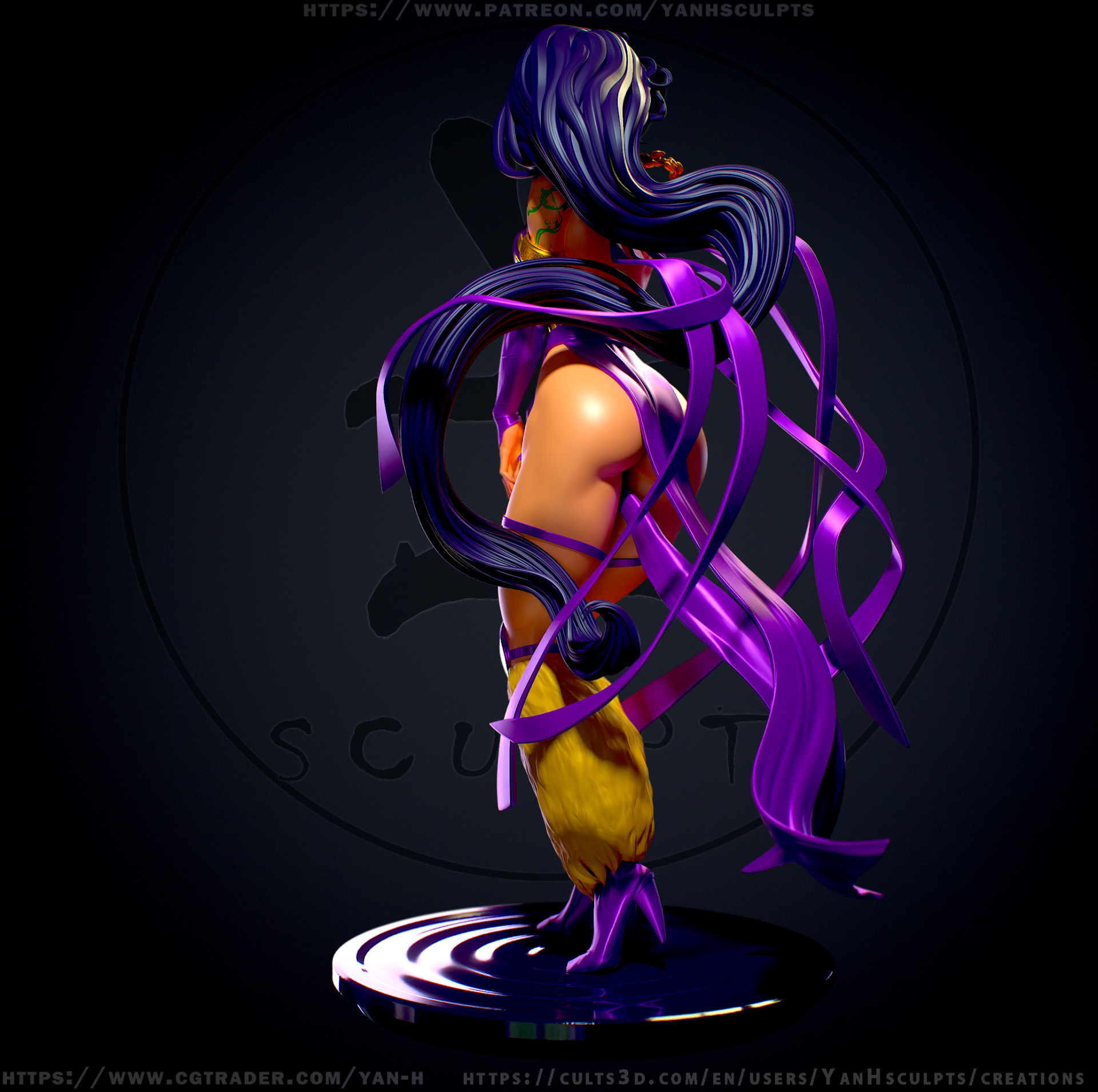 Voodoo Girl - standard + NSFW - STL 3D Print - Image 5