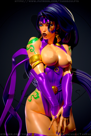 Voodoo Girl - standard + NSFW - STL 3D Print STL file for 3D printing