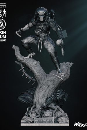 Predator-Sculpture STL file for 3D printing