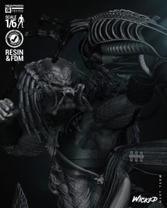 Diorama Predator and Alien