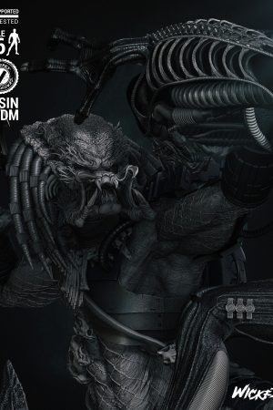 Diorama Predator and Alien STL file for 3D printing