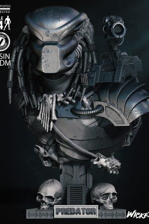 Predator Bust STL file for 3D printing