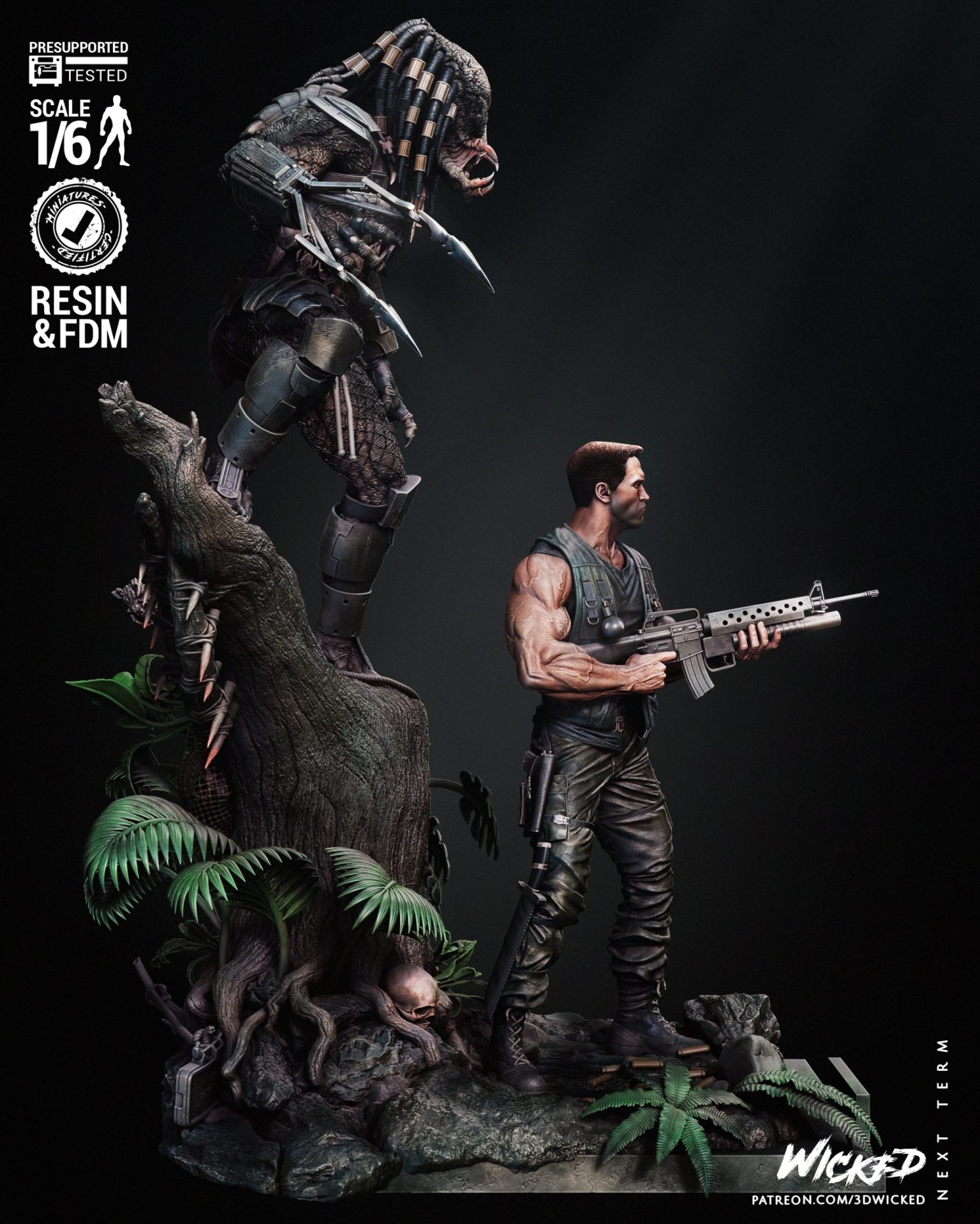 Predator and Dutch Diorama V2 - Image 7