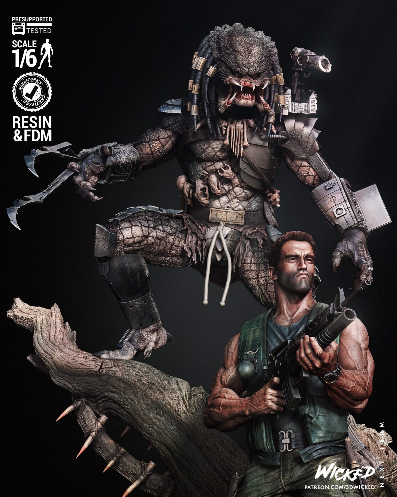 Predator and Dutch Diorama V2 - Image 8