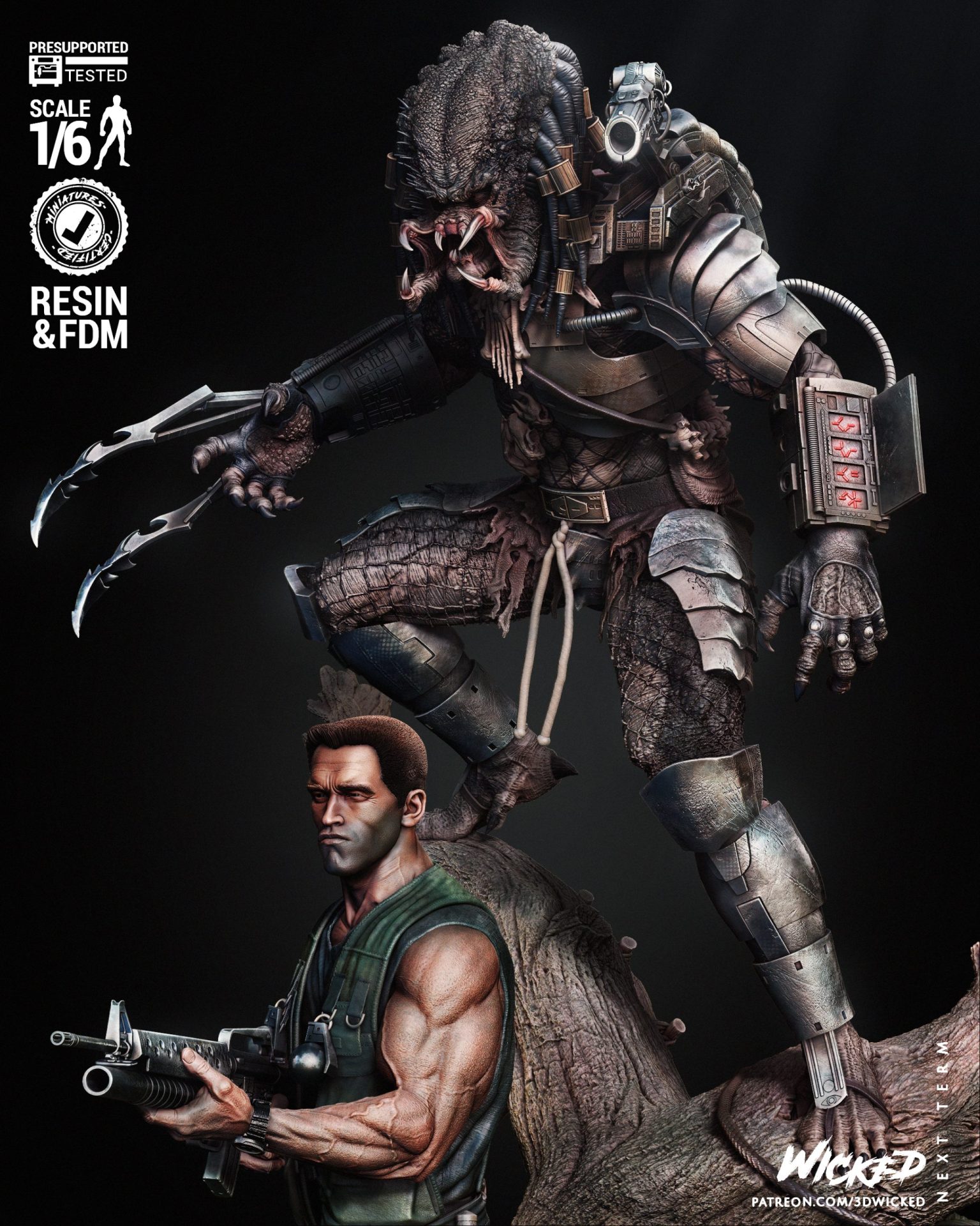 Predator and Dutch Diorama V2 - Image 9
