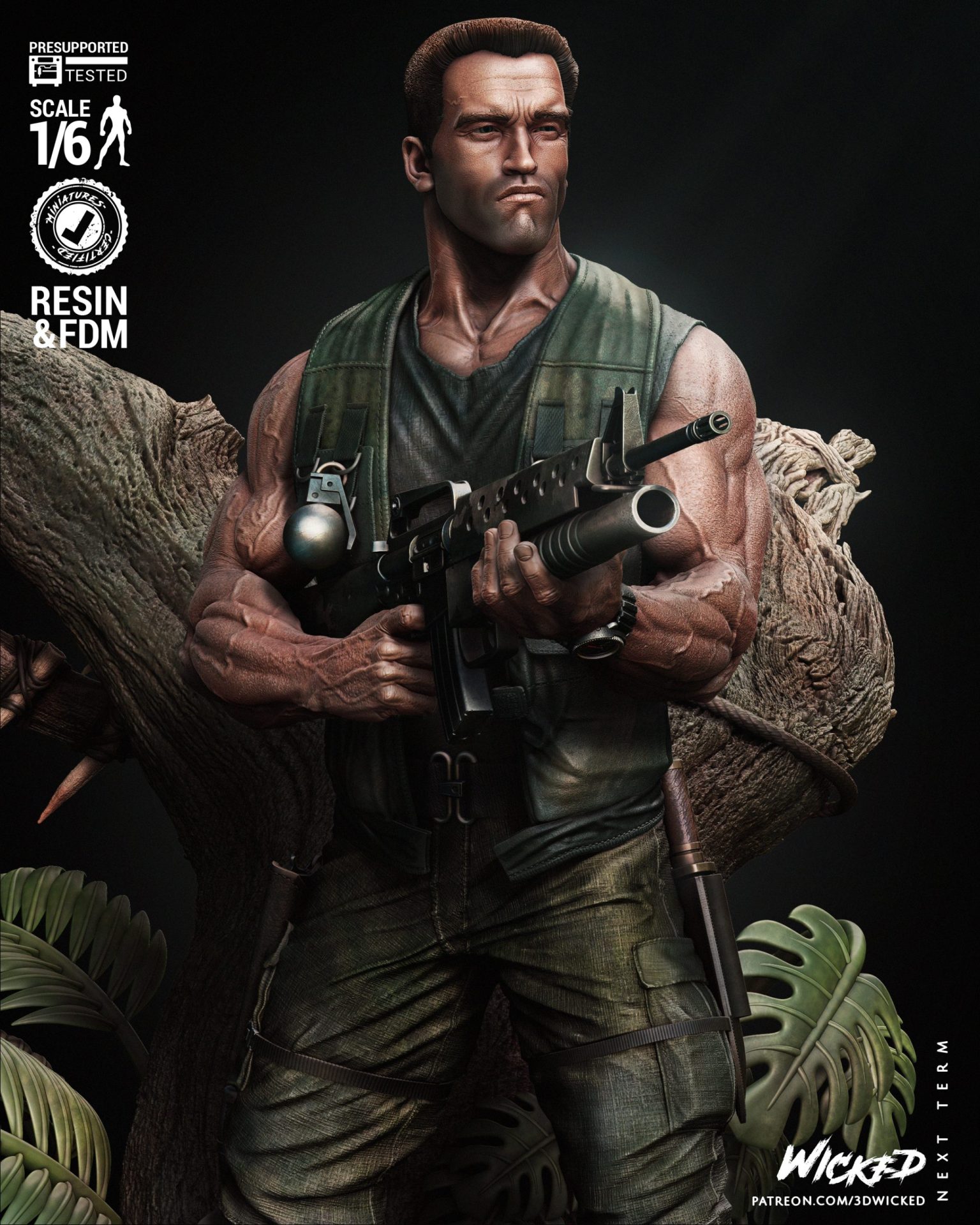 Predator and Dutch Diorama V2 - Image 11