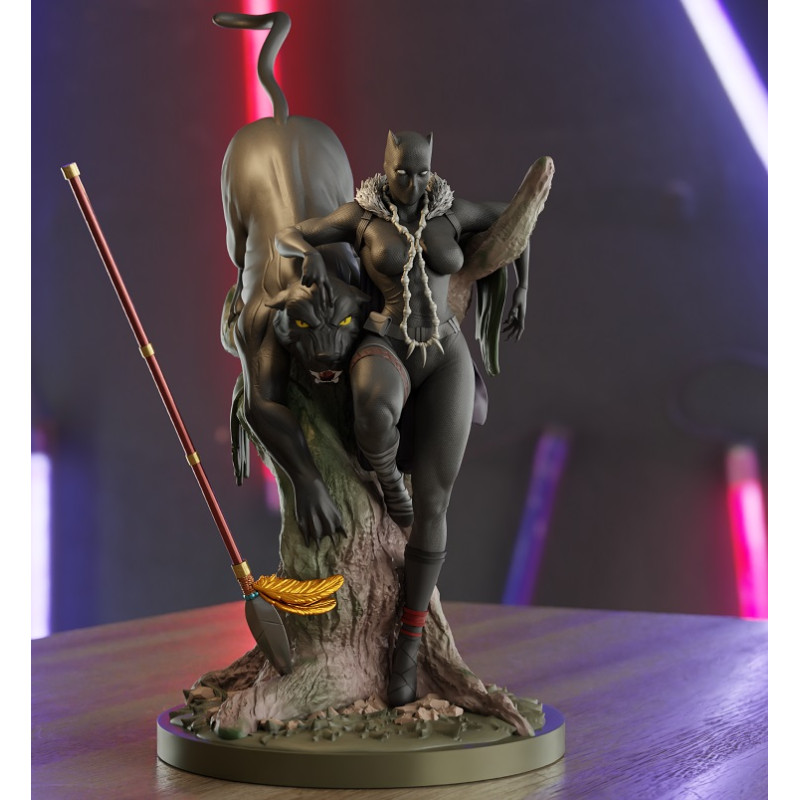 Shuri Black Panther + NSFW - STL 3D Print - Image 7