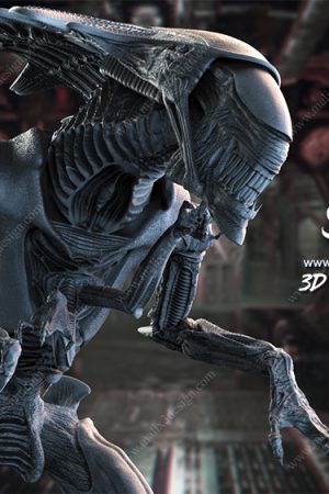 Alien Queen XENOMORPH STL file for 3D printing