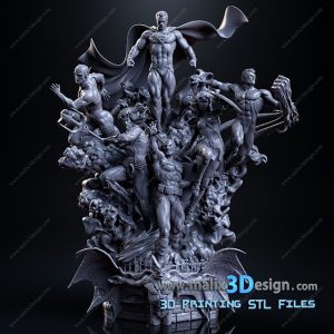 Justice League Diorama