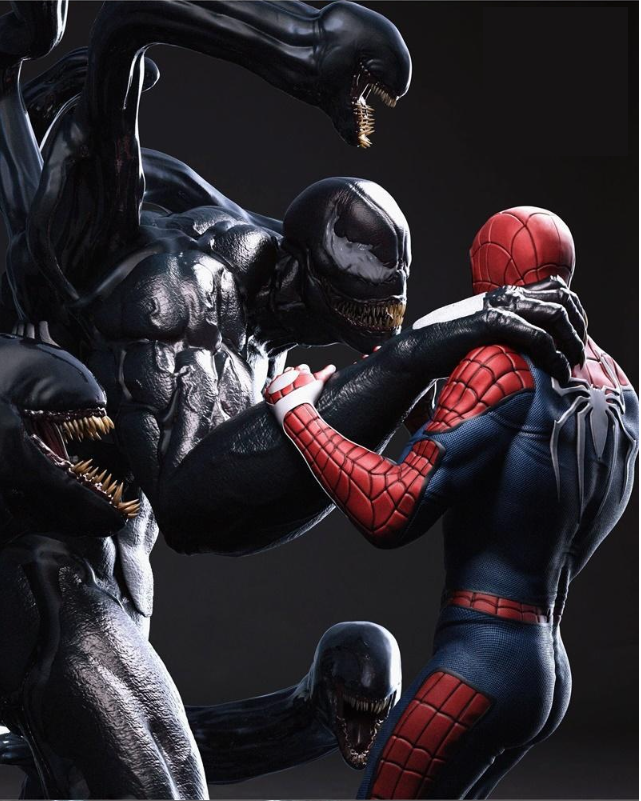 Venom Spiderman - STL 3D Printable - Image 3