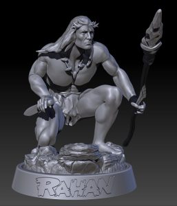 Rahan Prehistoric Warrior – STL 3D Printable file