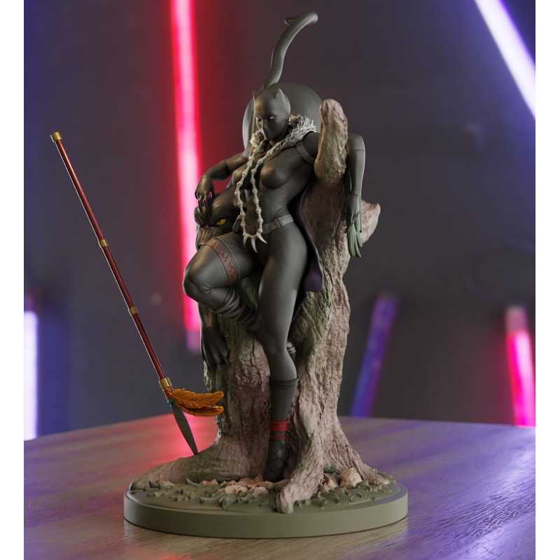 Shuri Black Panther + NSFW - STL 3D Print - Image 2
