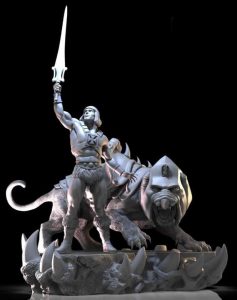 He Man & Battlecat Diorama