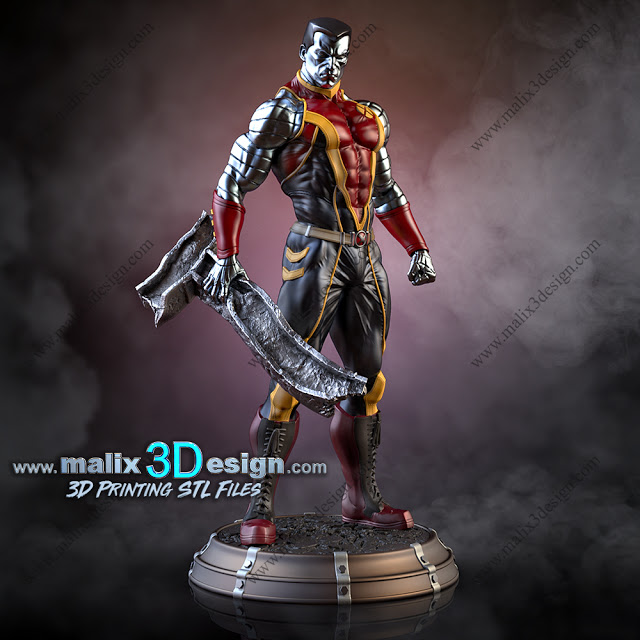 Colossus X-Men STL file for 3D printing