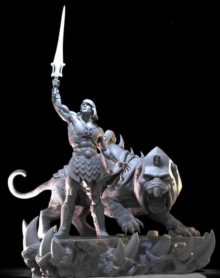 He Man & Battlecat Diorama - Image 6