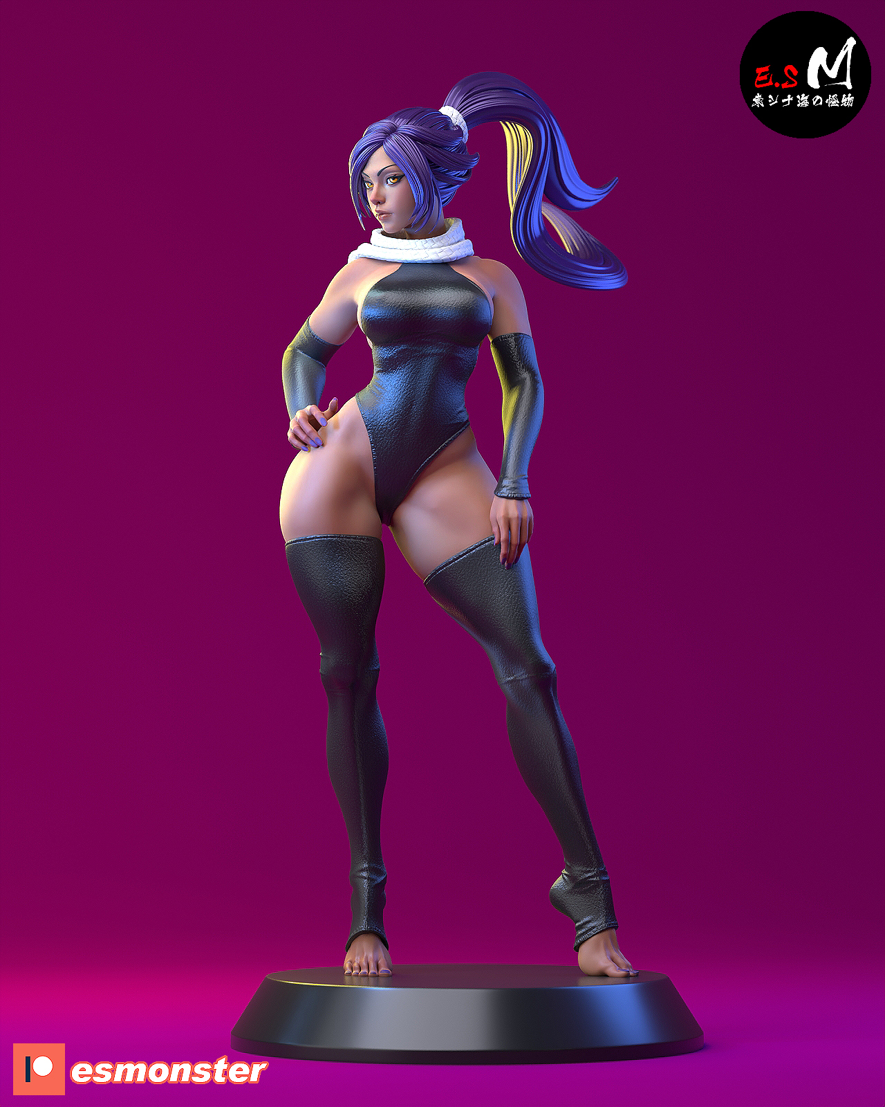 Yoruichi v2 3d Printable STL - Image 2