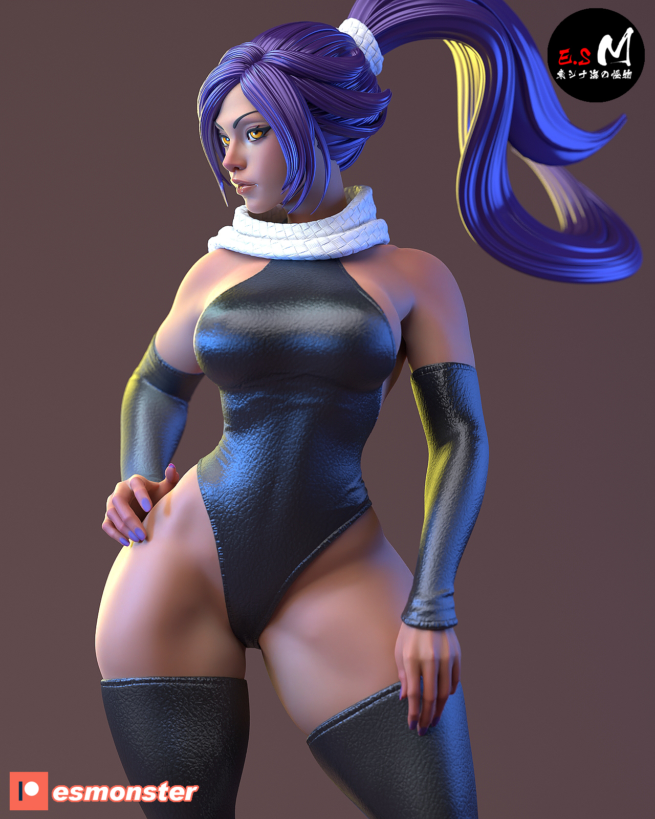 Yoruichi v2 3d Printable STL - Image 4