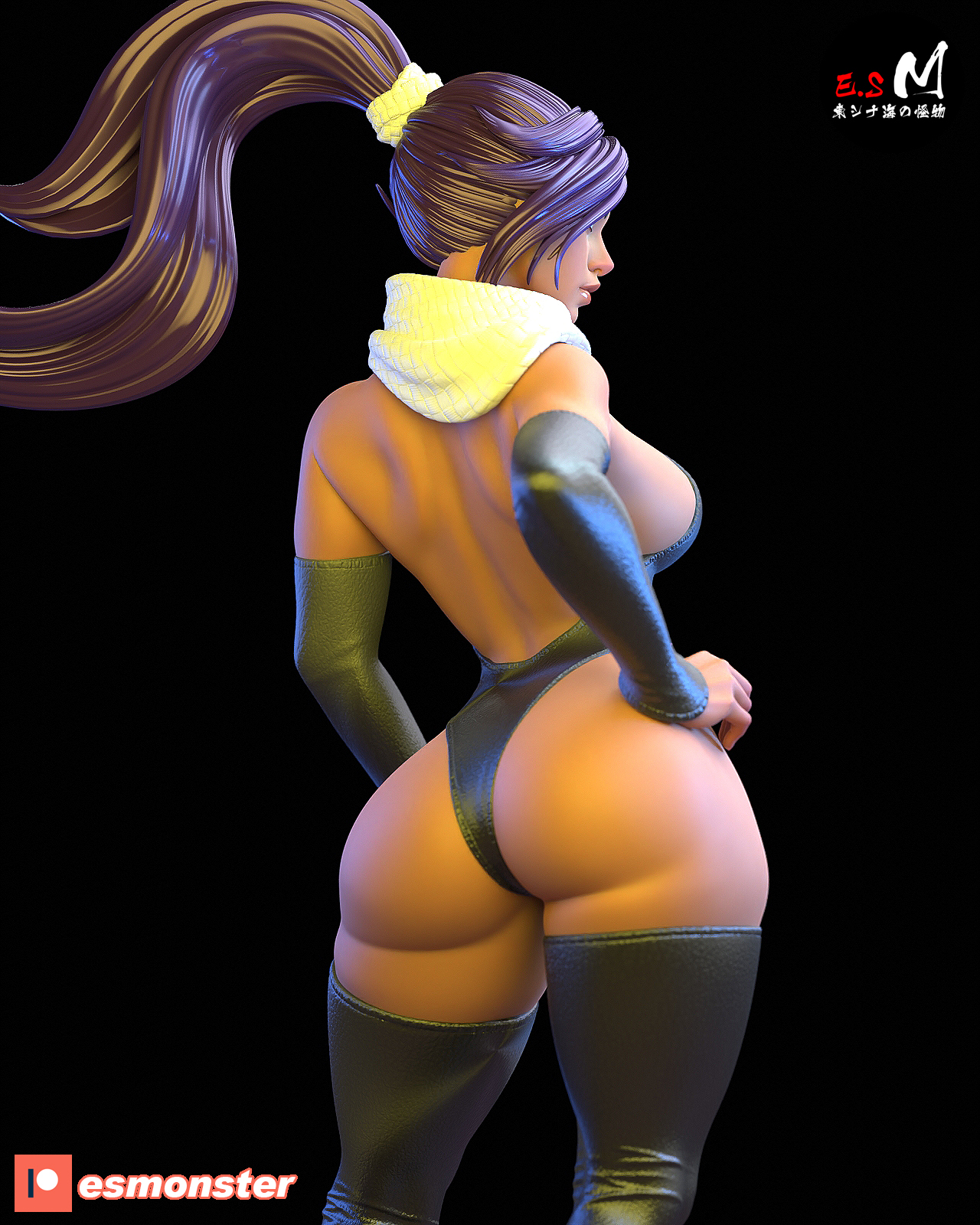 Yoruichi v2 3d Printable STL - Image 5