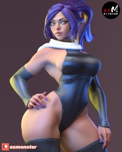 Yoruichi v2 3d Printable STL